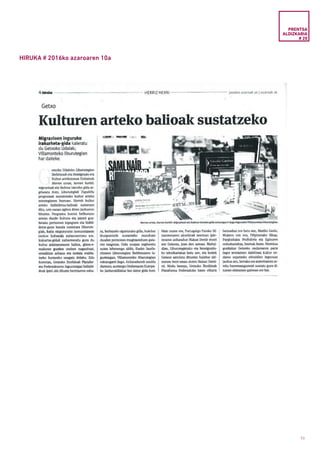 93
HIRUKA # 2016ko azaroaren 10a
PRENTSA
ALDIZKARIA
# 20
 
