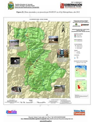 25
Figura 22. Obras ejecutadas y en ejecución por INAPCET en el Eje Metropolitano, año 2015
 