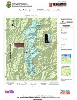 29
Figura 26. Obras ejecutadas por INTEDUCA en el Eje Frontera, año 2015
 