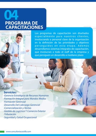 Brochure de Consultoría Empresarial Castillo S.A.C.