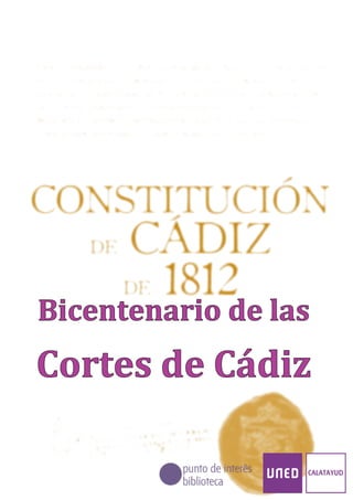 Bicentenario de las Cortes de Cádiz 



 




 Página 1 de 21 
 
 