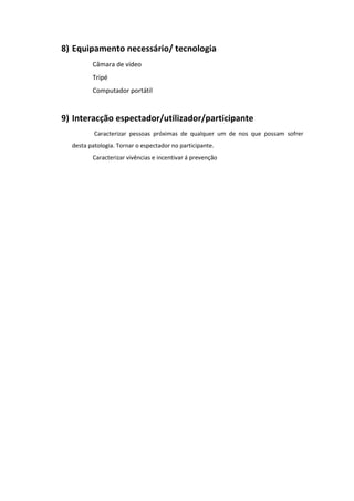 Dossier de pré-produção