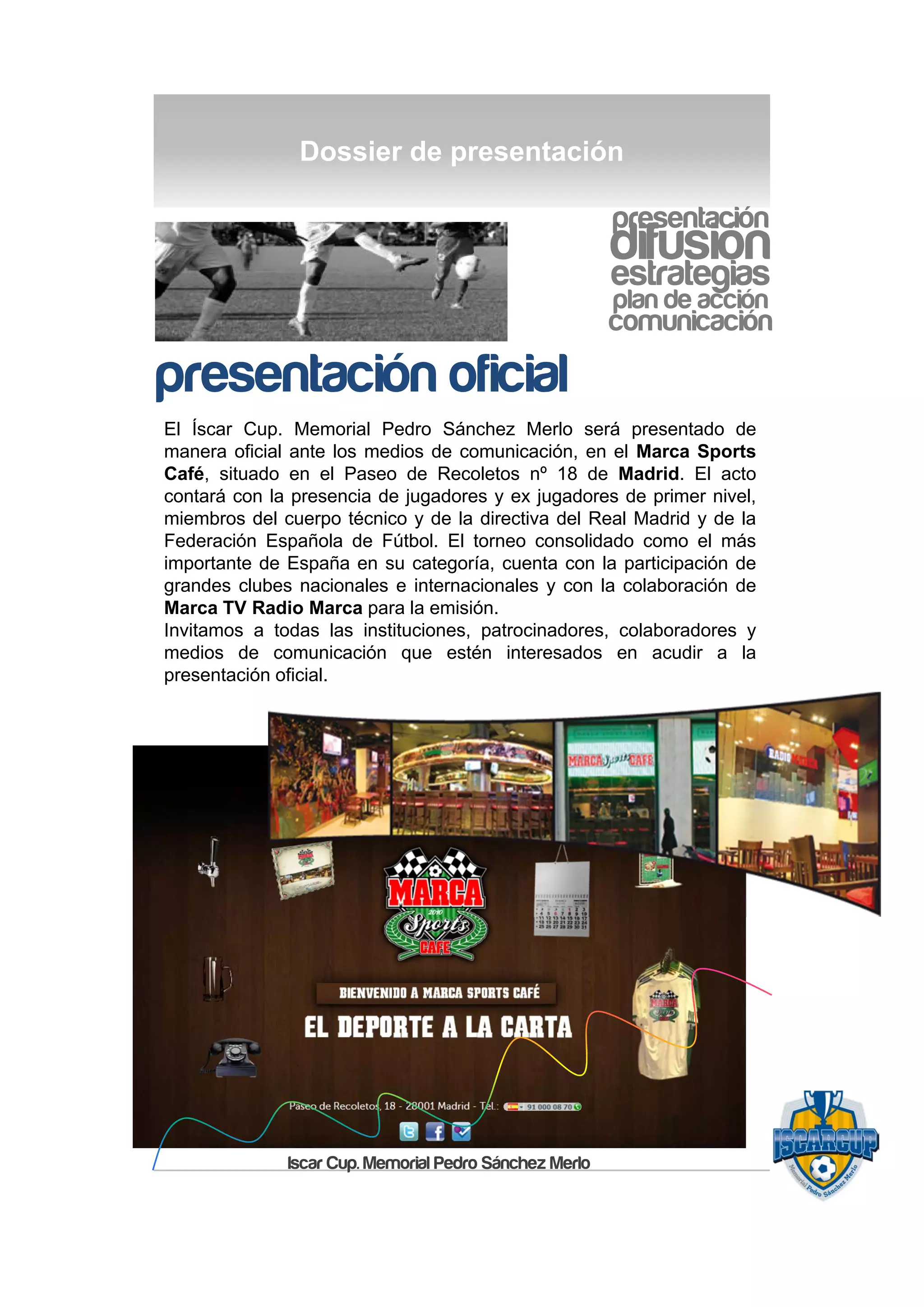 Íscar Cup. Memorial Pedro Sánchez Merlo | PDF