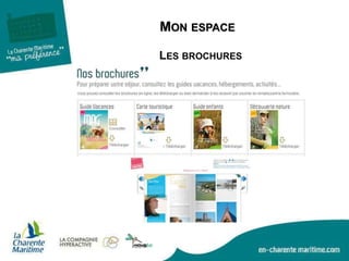 MON ESPACE
LES BROCHURES
 