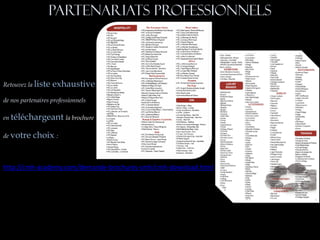 Partenariats professionnels




Retouvez la liste   exhaustive
de nos partenaires professionnels

en téléchargeant la brochure

de votre   choix :


http://cmh-academy.com/demande-brochures-cmh/cmh-download.html
 