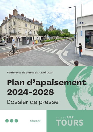Conférence de presse du 4 avril 2024
Dossier de presse
Plan d’apaisement
2024-2028
 