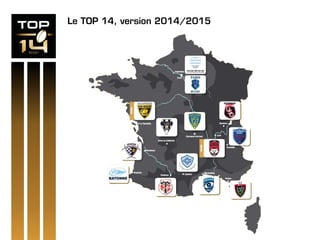 Le TOP 14, version 2014/2015
 