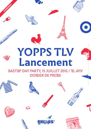 Dossier de presse YOPPS TLV Kick Off Startup Nation
