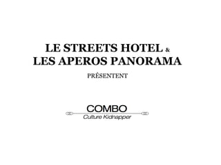 Dossier de presse exposition Combo Culture Kidnapper au Streets Hotel…