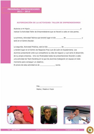 Dossier emprendedores