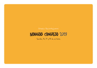 Graphic Recording para:
Novagob Congreso 2019
Sevilla, 16, 17 y 18 de octubre
 