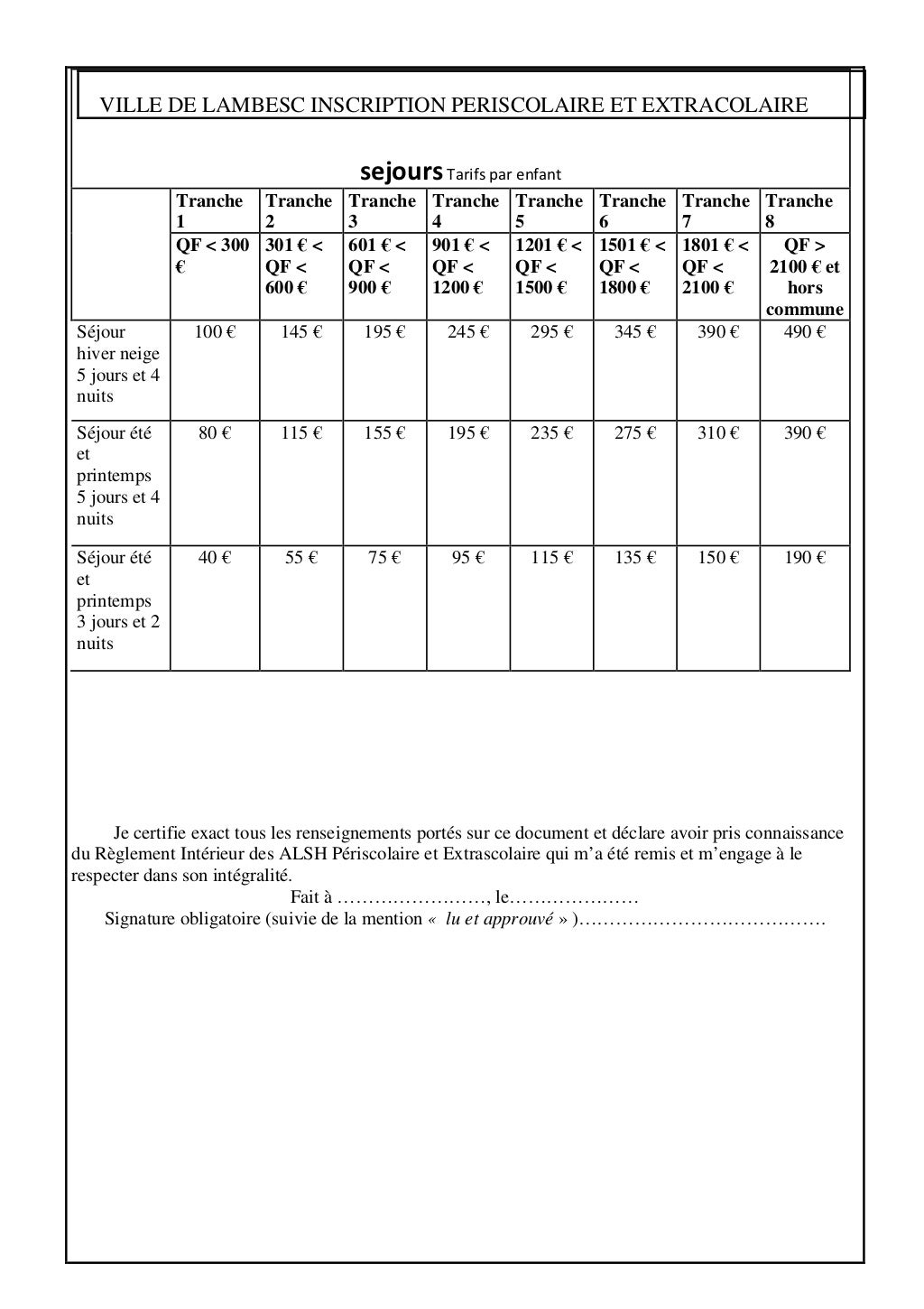 Dossier inscription periscolaire extrascolaire enfant vierge 2011-20…