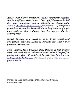 Dossier Juan Carlos Hernandez