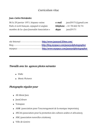 Dossier Juan Carlos Hernandez