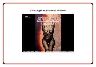 Revista digital de arte y cultura Artesomos
 