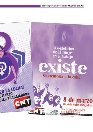 Esbozo para un dossier: La Mujer en el s.XXI
 