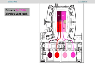 AV. DE
L’ESTADI
AV. DE
L’ESTADIBU VF
CI LL
Entrada 2n TORN
al Palau Sant Jordi
Dansa Ara curs 2014-15
 