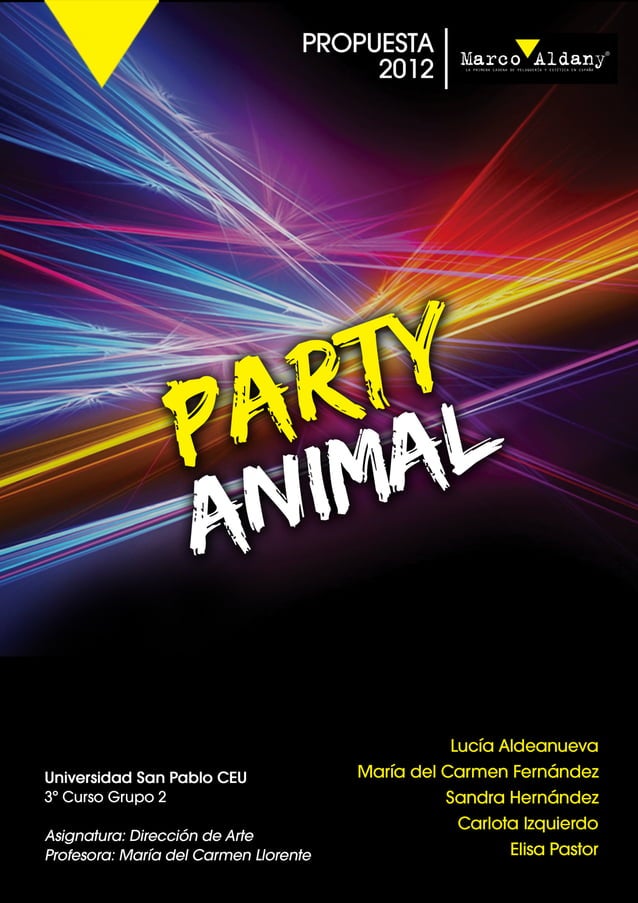 party animal by marco aldany 2012