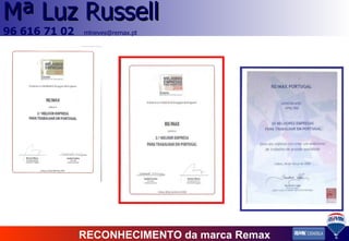 RECONHECIMENTO da marca Remax 