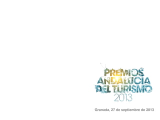 Granada, 27 de septiembre de 2013
 