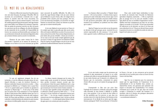 L e m ot de l a r éa l i sat ri ce
	
L’idée de ce film m’est venue lors d’une discussion
avec une amie française, de passage à Bruxelles. Elle me
racontait son accouchement à domicile avec sa sagefemme, la manière dont elle l’avait rencontrée, son
expérience. Mais ce qui m’a surtout surprise, c’est le récit
du combat permanent que devait mener cette sage-femme
pour rester fidèle à une éthique de la naissance respectée.
Elle me parlait de pressions exercées sur elle, de procès
en cours pour une de ses collègues, de refus des hôpitaux
ou des maternités de les accueillir, de l’impossibilité de
trouver une assurance professionnelle pour pratiquer les
accouchements à domicile, du traitement dégradant subie
par certaines femmes ayant accouché à la maternité…
	
Plusieurs de mes amies avaient fait le choix
d’accoucher à domicile ou en maison de naissance en
Belgique ou en Suisse et je ne me souvenais pas qu’elles

	
Ce qui m’a également intriguée lors de ma
recherche, ce sont les réflexions des gens autour de moi.
Quand j’abordais ce sujet, les réactions (hommes et
femmes confondus) étaient souvent de cet ordre : « Mais
pourquoi tu réfléchis à ça ? L’hôpital, tout s’y passe bien
! On ne va quand même pas le remettre en question et
retourner au Moyen-Âge ? ». À mes yeux, le fait même
que l’on puisse dire d’une institution ou d’une habitude
qu’elle n’a plus besoin d’être réfléchie mérite que l’on s’y
attarde et que l’on interroge les raisons de cette confiance
totale. En France plus qu’ailleurs, ce sujet est très difficile
à aborder. La hiérarchisation du système de santé entraîne
une absence de débat public autour de ces questions.

6

aient rencontré de pareilles difficultés. En effet, si le
travail des sages-femmes belges n’est pas aussi valorisé
qu’en Hollande ou qu’en Suisse, elles ont malgré tout la
possibilité d’être assurées pour leur pratique. Dès lors,
je me suis beaucoup renseignée, j’ai rencontré ces sagesfemmes en trouvant leur contact sur Internet ou par des
gens qui en avaient entendu parler.

	
Les femmes allant accoucher à l’hôpital disent
souvent : « On va m’accoucher ». Comme si tout ce qui se
passait par la suite n’était plus de leur ressort. Que s’est-il
passé pour qu’elles n’aient plus conscience d’elles-mêmes
en tant qu’actrices principales, celles qui choisissent le
moment et les conditions, en symbiose avec leur enfant
qui va naître ?

	
Je me suis déplacée un peu partout en France et
j’ai compris que dans ce pays plus que dans aucun autre,
elles sont toujours diabolisées, accusées d’inconscience et
mises au ban de la société. Dans certains départements, on
peut même dire qu’une véritable «chasse aux sorcières»
est en cours. Je me suis rendu compte également que de
nos jours, le métier de sage-femme est totalement oublié.
Dans les esprits, les gynécologues ont pris le pas sur une
profession traditionnellement réservée aux femmes.

	
Quel est l’impact sur une mère ou sur des parents
en devenir, le fait qu’à presque aucun moment ils ne se
sentent responsables de cette naissance ? A-t-on perdu
toute capacité à sentir, à réfléchir par nous même ?

	
Le silence imposé n’épargne pas les mères. De
jeunes amies ayant accouché en structure hospitalière,
alors qu’elles m’avaient toujours raconté que leur
accouchement s’était bien passé, déballaient tout à coup
une série de questionnements, conscients ou inconscients,
qui n’avaient pas l’air d’avoir trouvé d’autres exutoires : «
Ce n’est pas super agréable comme atmosphère, mais tu
es tellement contente quand ton bébé arrive » ; « C’est
vrai que je n’ai pas vraiment eu l’impression d’avoir mon
mot à dire  ; «  n’ai pas compris pourquoi ils l’ont
»
Je
emmené sans rien nous expliquer, mais c’est que ça devait
être nécessaire » ; « Ça fait quand même bizarre d’avoir
des gens que tu ne connais pas entre les jambes. »

	
Je me suis rendu compte que les personnes qui
analysent le plus intensément ces enjeux et ces codes
sociétaux sont celles et ceux qui décident de s’en détacher.
Je suis restée fascinée par la ténacité et la réflexion des
femmes que j’ai rencontrées, notamment de quatre
d’entre elles avec qui j’ai eu le plaisir de partager plus de
temps.
	
J’entreprends ce film non pas pour faire
l’apologie de la naissance à domicile, mais pour partager
cette rencontre. Je veux donner à réfléchir ce qu’elles
ont à nous proposer. C’est au travers de leur métier et
de leur quotidien que l’on percevra ce qui, dans nos
sociétés, asservit le corps des femmes, des hommes et des
nouveaux-nés. Si j’ai décidé de ne suivre que des sagesfemmes pratiquant l’AAD (Accouchement A Domicile)

	
Dans cette société hyper médicalisée, la mise
au monde est emmurée dans l’enceinte de bâtiments
spécialisés (hôpitaux, maternités…). Elle ne représente
plus un passage vers la vie, mais une maladie à traiter.
Que disent de nous ces modèles d’organisation sociale ?
Quelles sont leurs conséquences sur notre vie, sur notre
rapport au monde et à la société ? N’est-il pas primordial
de redécouvrir et de réinvestir ces lieux et ces liens qui
nous rattachent à la vie ? Chacun ne devrait-il pas se poser
la question de savoir si ce modèle de société est celui avec
lequel il est le plus en accord ?

en France, c’est que je suis convaincue qu’un portrait
particulier de nos sociétés peut se faire au travers de leur
vision et de leur lutte.
	
	
Que l’on ne se méprenne pas. J’ai conscience,
autant que les sages-femmes, de l’importance de la
médicalisation et de ses bienfaits dans certains cas.
Aujourd’hui encore, une grossesse peut présenter des
risques et nécessiter une hospitalisation. Ces constats
n’entament pas le point de vue que, dans une société
occupée à techniciser le monde des hommes et à
moraliser celui de la femme, des pratiques alternatives
doivent exister en dehors d’un
« accouchement industriel ».
Céline Darmayan

7

 