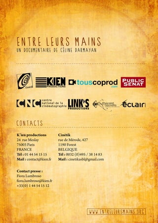 Dossier presse entre leurs mains 2 inter 2