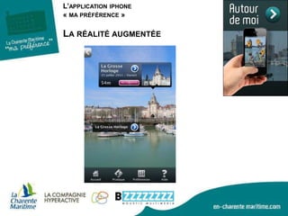 L’application iphone« ma préférence »Paramétrer ses préférences