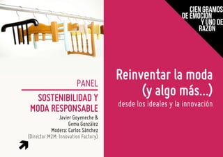 Club MarketingThinkers: Reinventando la moda, desde la esencia al contexto, todo va a cambiar