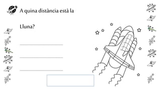 A quina distància està la
Lluna?
........................................................
........................................................
........................................................

 