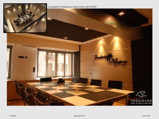 Copyright © Arquizano Interiorismo 2011/2012




ATRAS                          SIGUIENTE               VOLVER
 