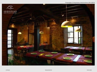 Copyright © Arquizano Interiorismo 2011/2012




ATRAS   SIGUIENTE                                   VOLVER
 