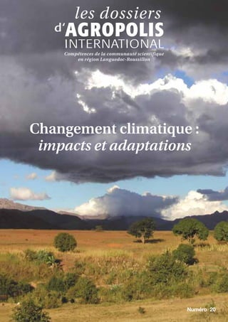 Changement climatique :
impacts et adaptations
Compétences de la communauté scientifique
en région Languedoc-Roussillon
Numéro 20
 