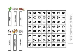 Sopa
de
lletres
Sant
Jordi
 