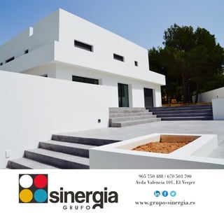 www.grupo-sinergia.es
965 750 488 / 670 503 700
Avda Valencia 101, El Verger
 