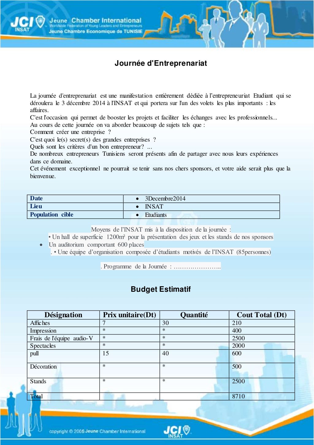 Dossier sponsoring