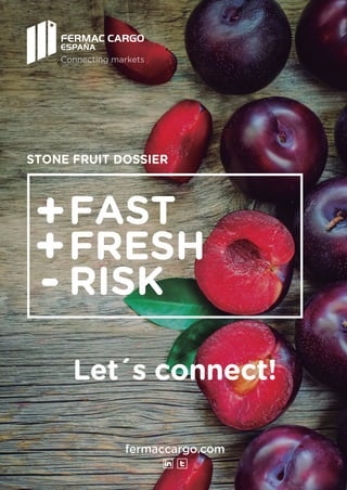 fermaccargo.com
Connecting markets
Let´s connect!
STONE FRUIT DOSSIER
FAST
FRESH
RISK
+
+
-
 