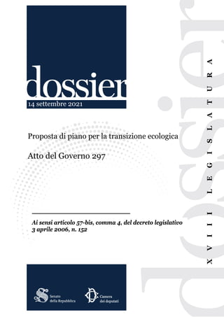 Piano per la transizione ecologica | PDF