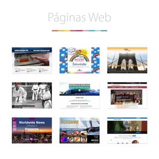 Páginas Web
 