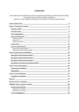 Dossier Vae Soutenu En Janvier 2011