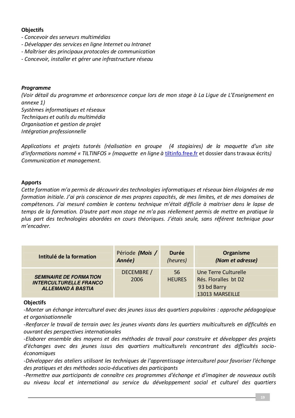 Dossier VAE soutenu en janvier 2011