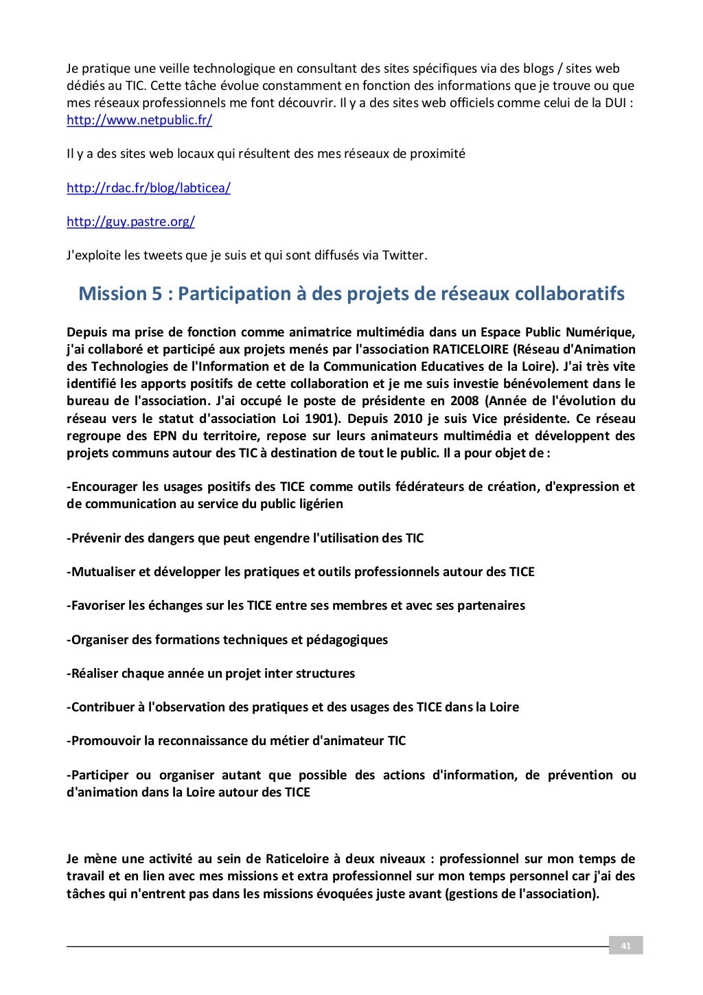 Dossier VAE soutenu en janvier 2011