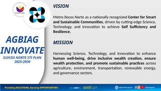 Ilocos Norte STI Strategic Plan 2025-2030: Innovation and Sustainable ...