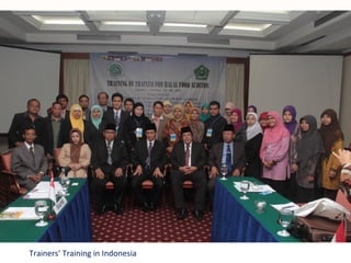Trainers’ Training in Indonesia 
 