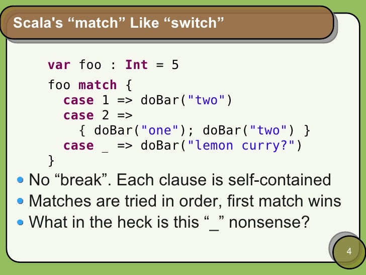 Scala Pattern Matching Order | pattern matching in scala Scala Pattern Matching Order | pattern matching in scala