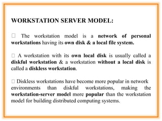 Distributed Operating System | PPTX