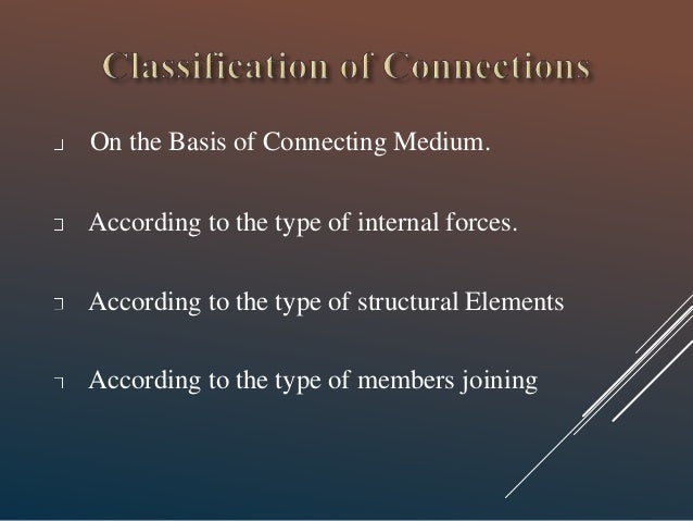 Type Of Connection