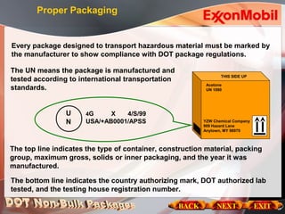 Dot hazMat Training - IMDG | PPT