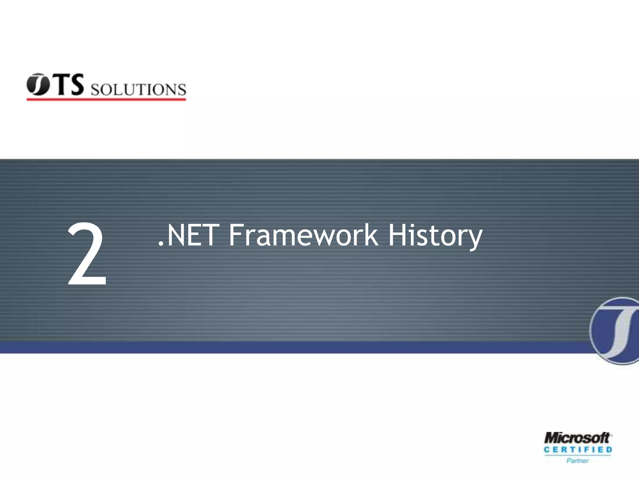 Framework 4.0 Changes & Benefits PPT