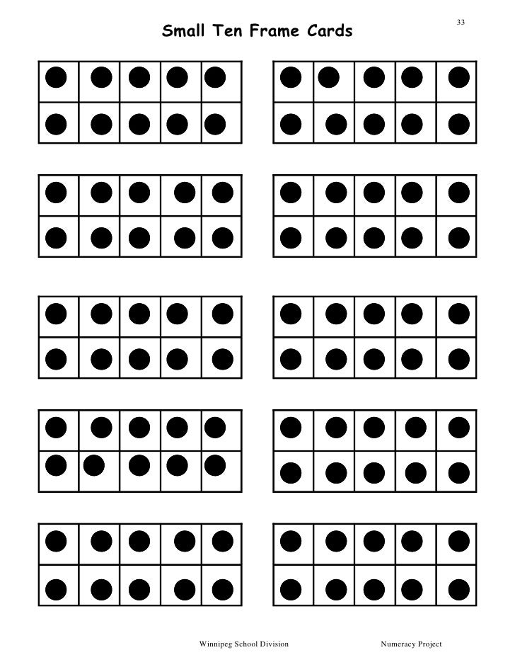 Dot card and_ten_frame_package2005