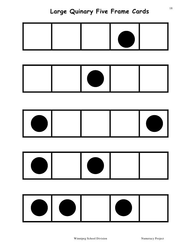 Dot Card And Ten Frames